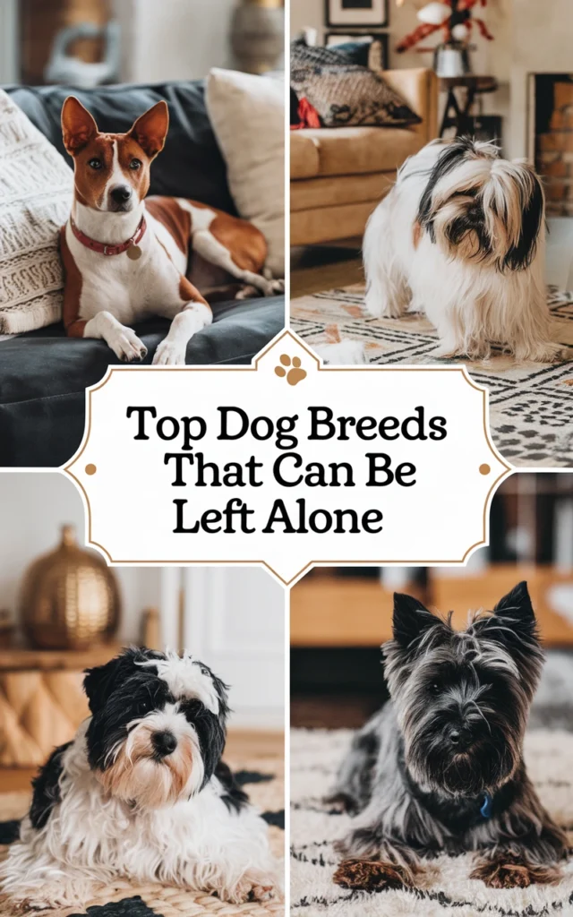 dog breeds that can be left alone