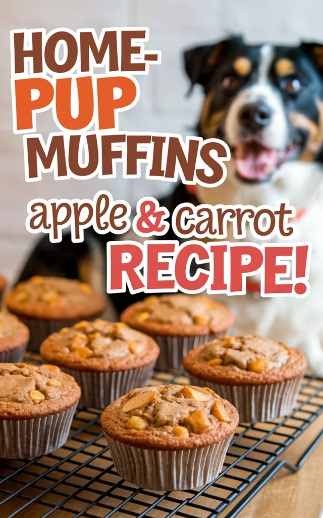 Apple Carrot Pup Muffins