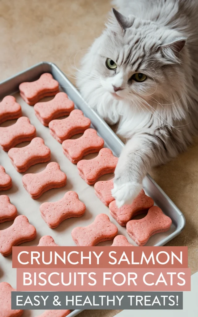 CRUNCHY SALMON BISCUITS FOR CATS