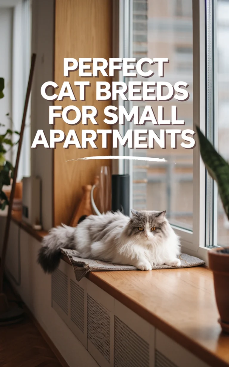 PERFECT CAT BREEDS FOR SMALL APARTMENTS