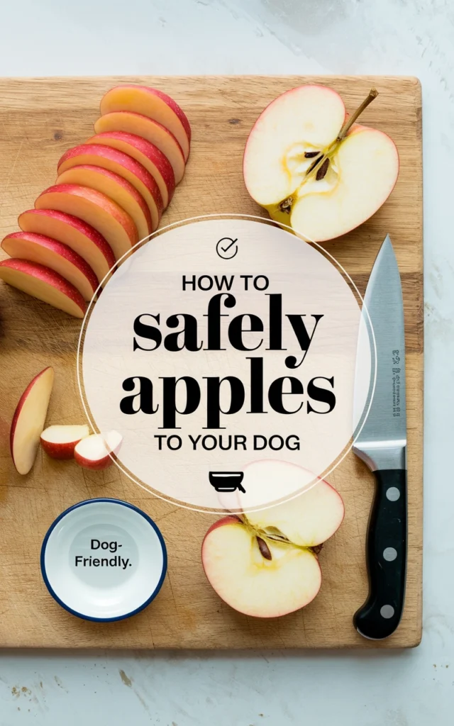 HOW TO SAFELY FEED APPLES TO YOUR DOG