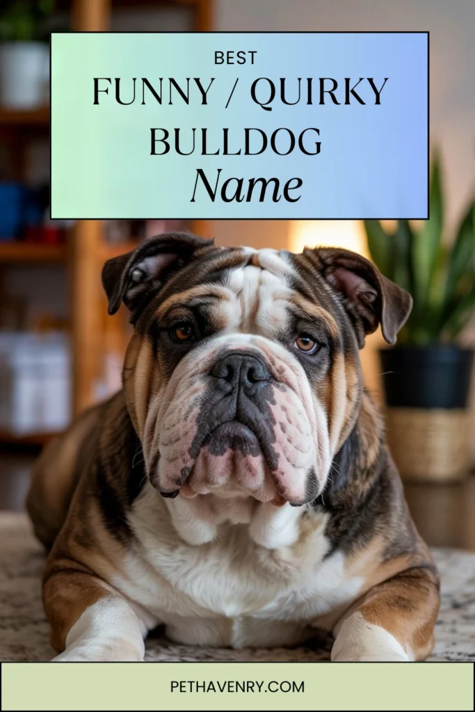 Funny / Quirky Bulldog Names