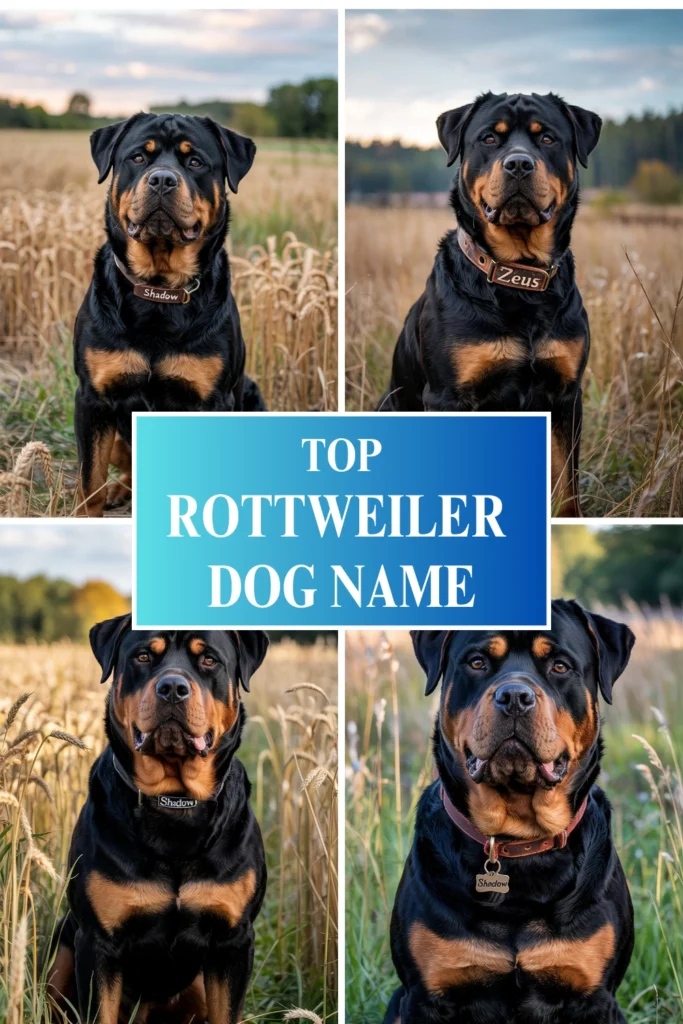 Rottweiler Dog Names