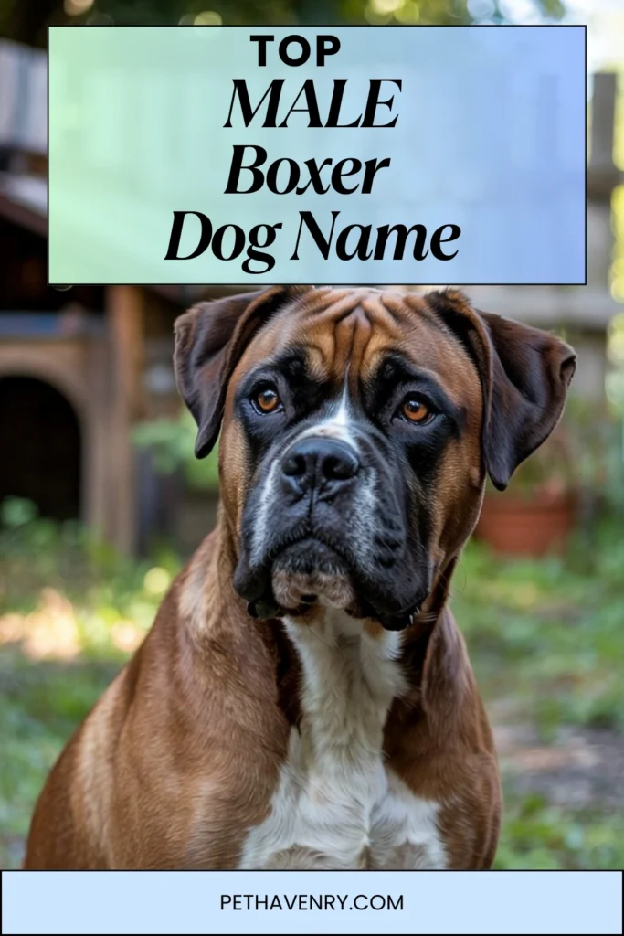 Male Boxer Dog Names