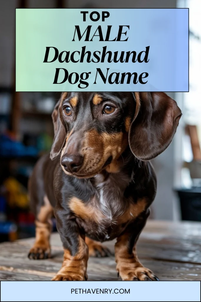 Male Dachshund Dog Names