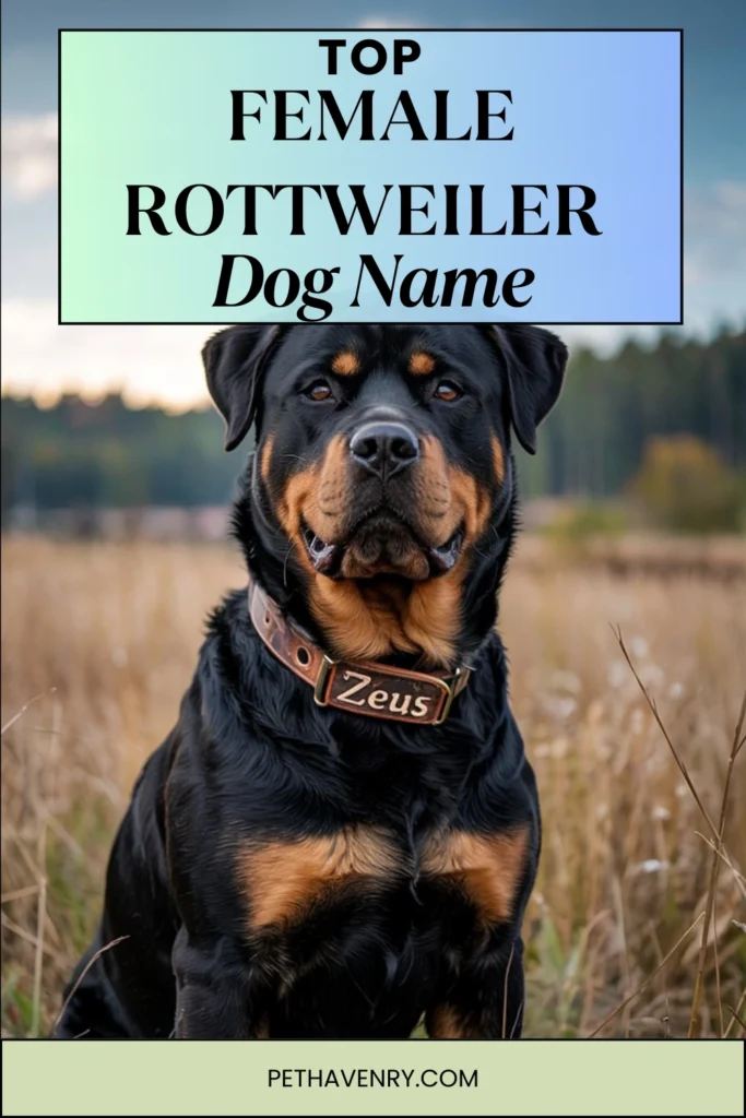 Female Rottweiler Dog Names