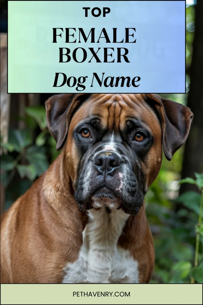 Female Boxer Dog Names