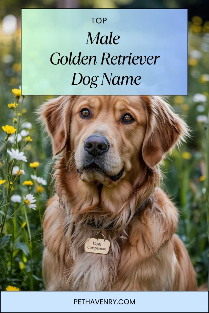 Male Golden Retriever Dog Names
