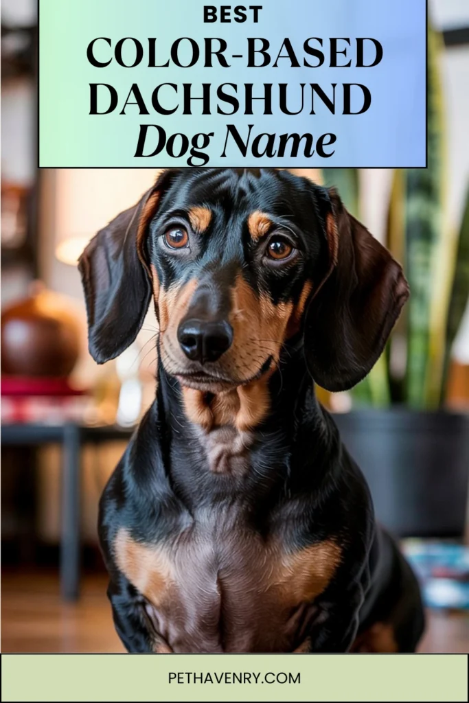 Color-Based Dachshund Dog Names