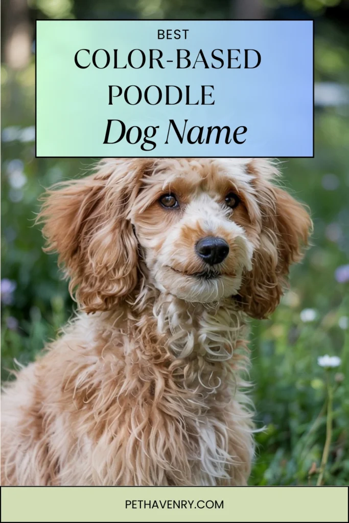 Color-Based Poodle Dog Names