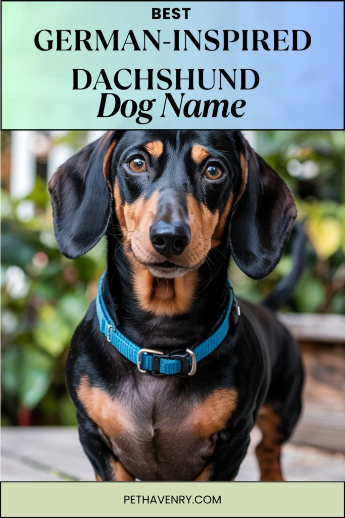 German-Inspired Dachshund Names