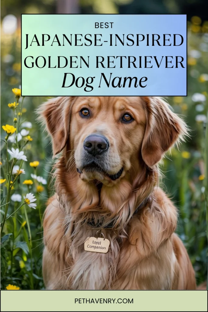 Japanese-Inspired Golden Retriever Names