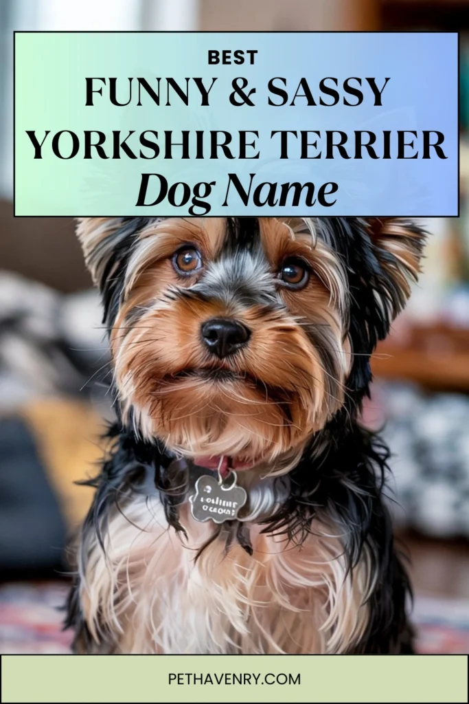 Funny & Sassy Yorkie Names