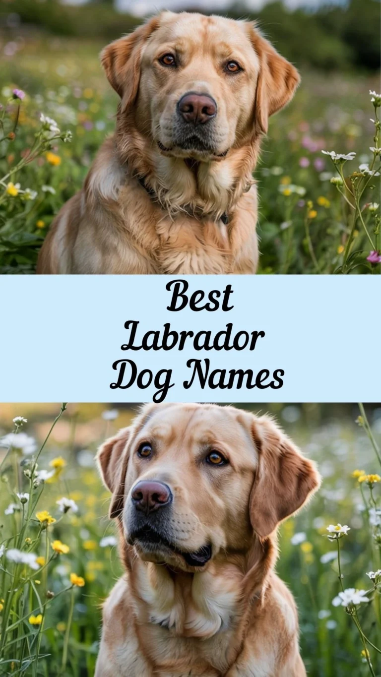 Best Labrador Retriever Dog Names