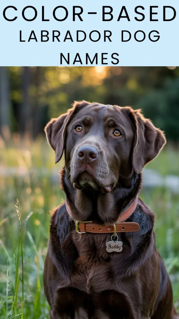 Color-Based Labrador Dog Names
