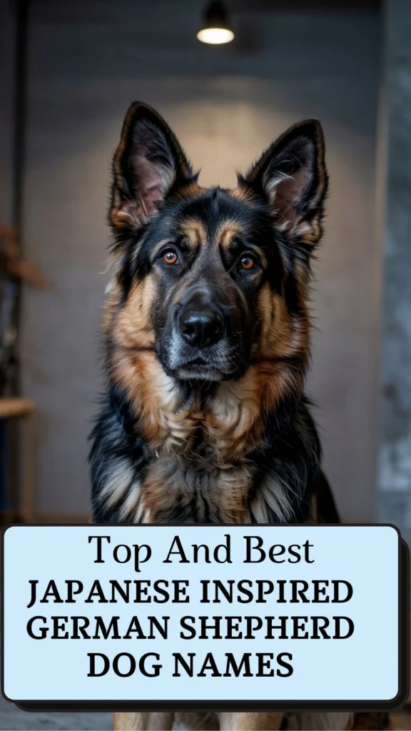 Japanese-Inspired German Shepherd Dog Names