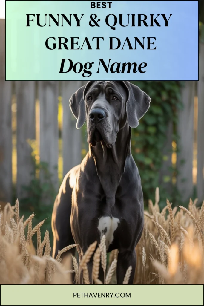 Funny & Quirky Great Dane Names