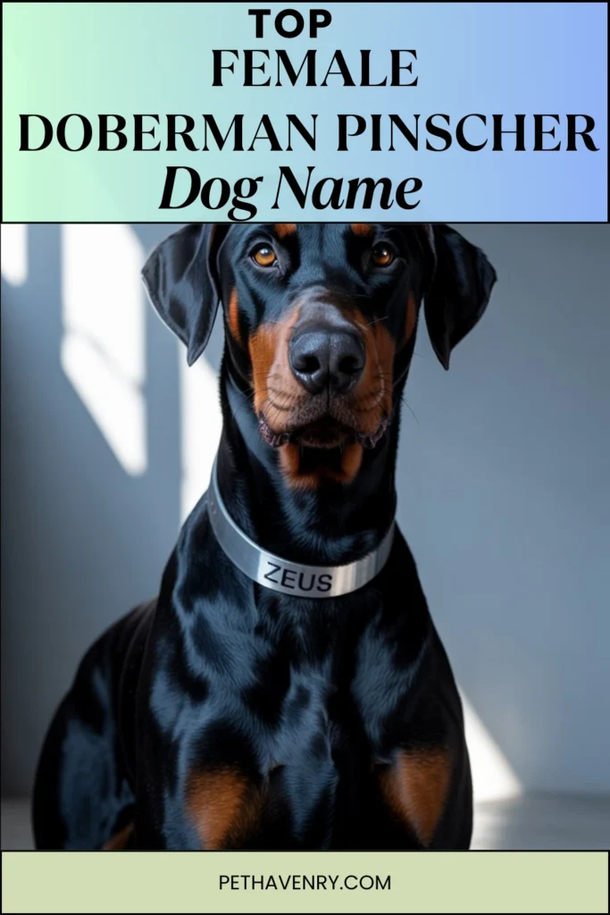 Female Doberman Pinscher Dog Names