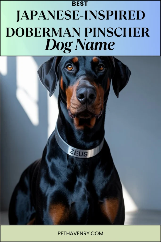Japanese-Inspired Doberman Names