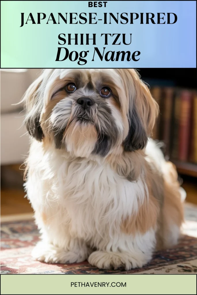 🇯🇵 Japanese-Inspired Shih Tzu Names