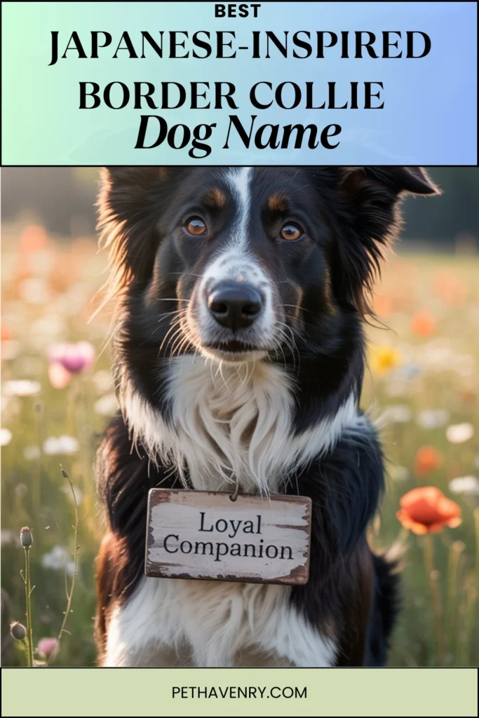 Japanese-Inspired Border Collie Names