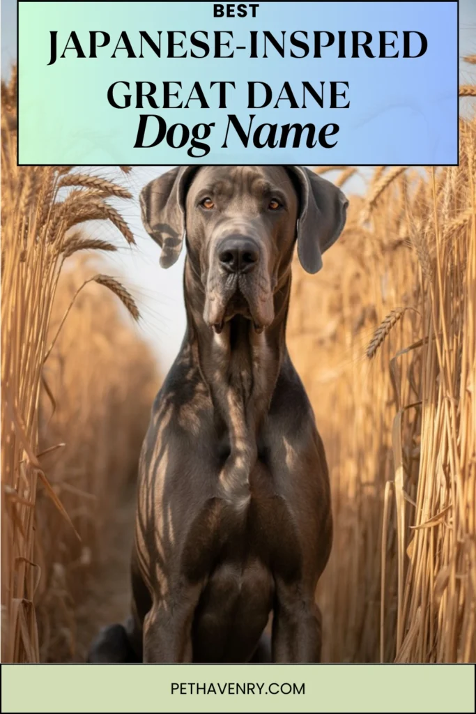 Japanese-Inspired Names for Great Danes