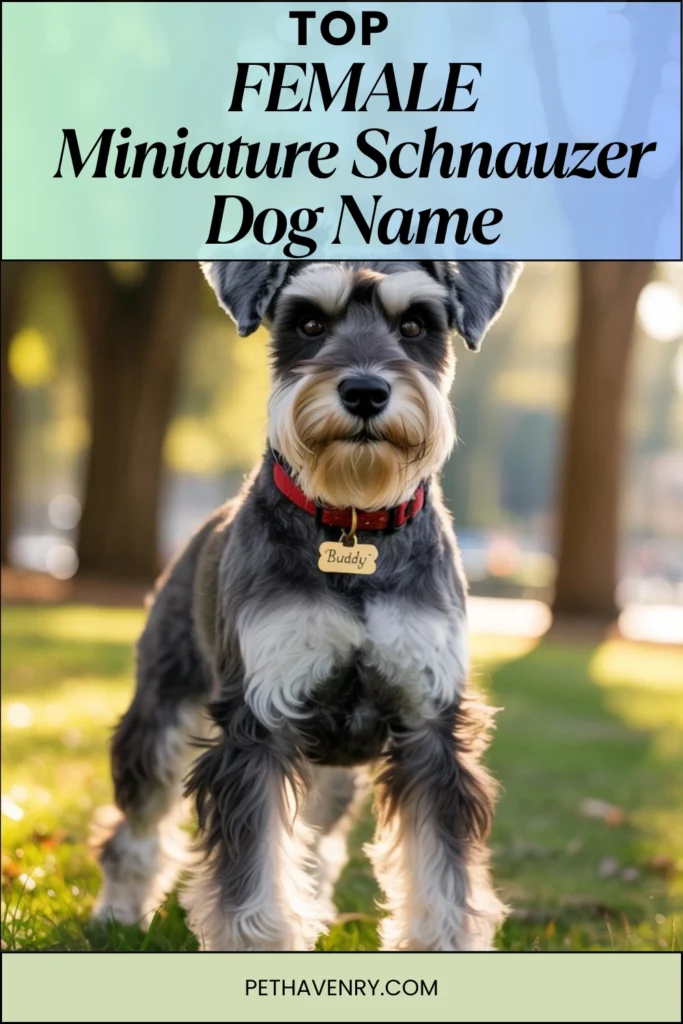 Unique Female Miniature Schnauzer Dog Names