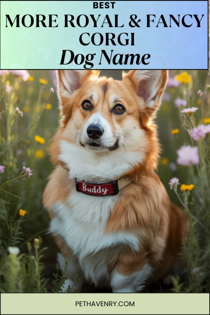 More Royal & Fancy Corgi Names