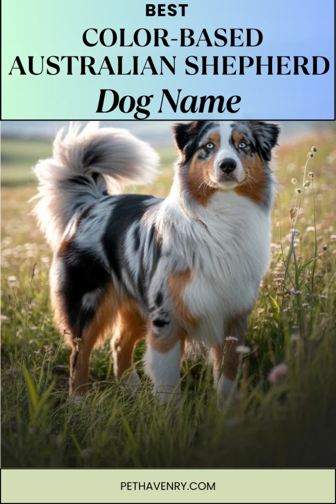 Aussie Dog Names by Coat Color