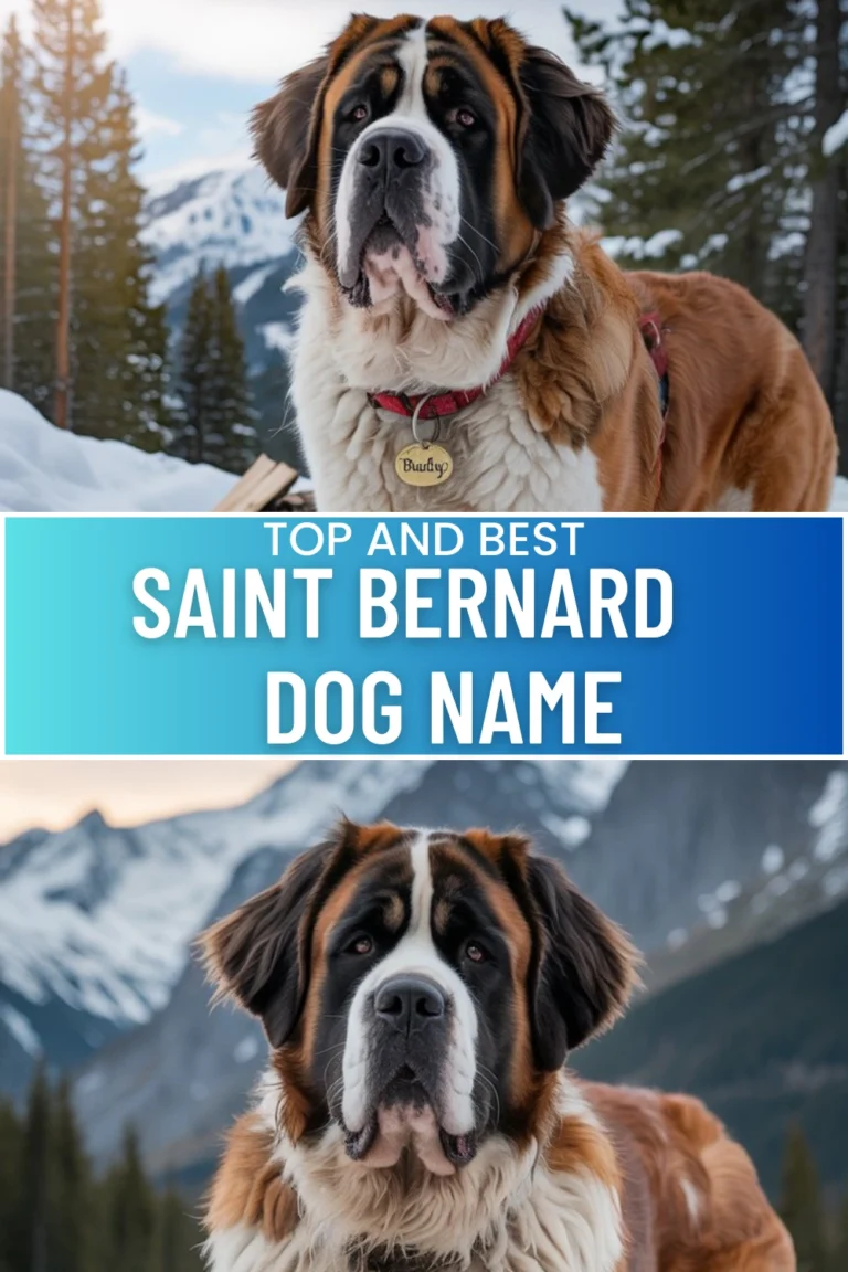 Saint Bernard Dog Names